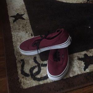 Maroon Vans